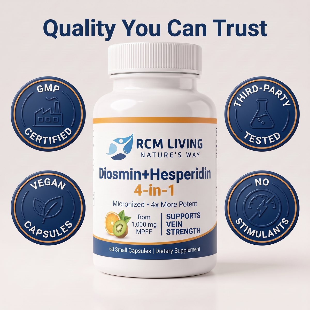 Diosmin+Hesperidin 4-in-1 | Four-Layer Support | Horse Chestnut + Kiwifruit