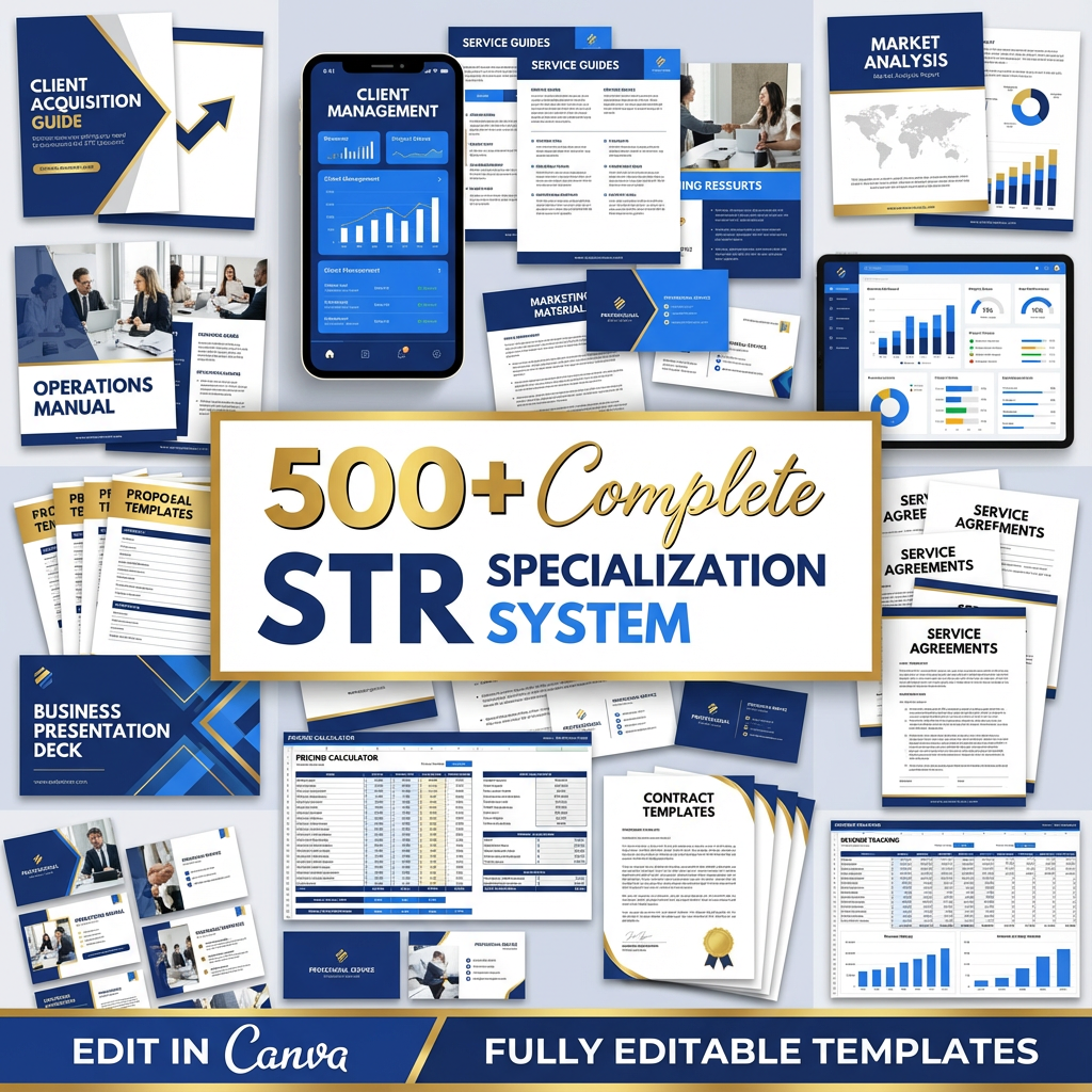 The STR Service Provider Playbook