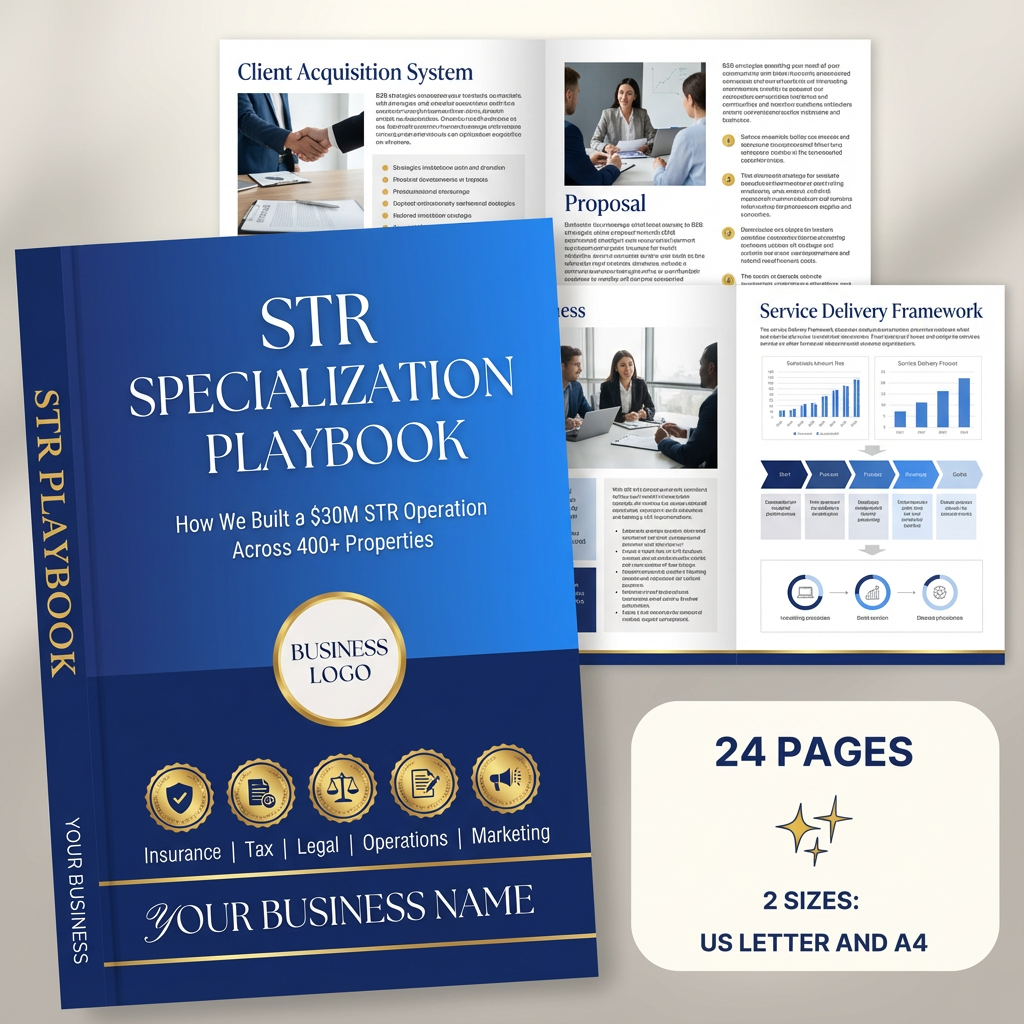 The STR Service Provider Playbook