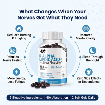 R-Alpha Lipoic Acid - 40x Better Absorption