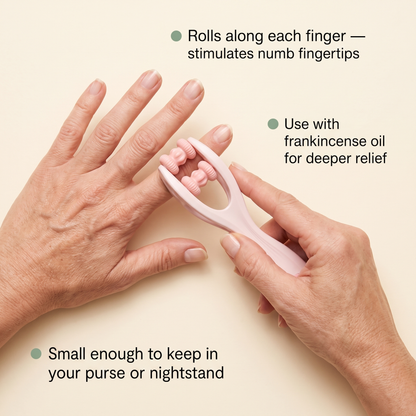 Dual-Roller Finger Massager